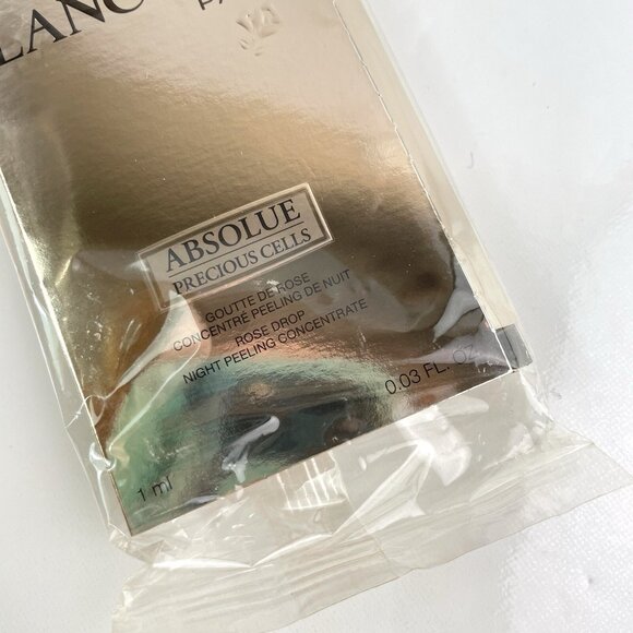 Lancome Absolue Precious Cells ROSE DROP Night Peel Concentrate 0.03 oz/ 1 ml - Picture 2 of 4